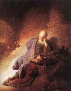 Jeremiah Lamenting the Destruction of Jerusalem g REMBRANDT Harmenszoon van Rijn